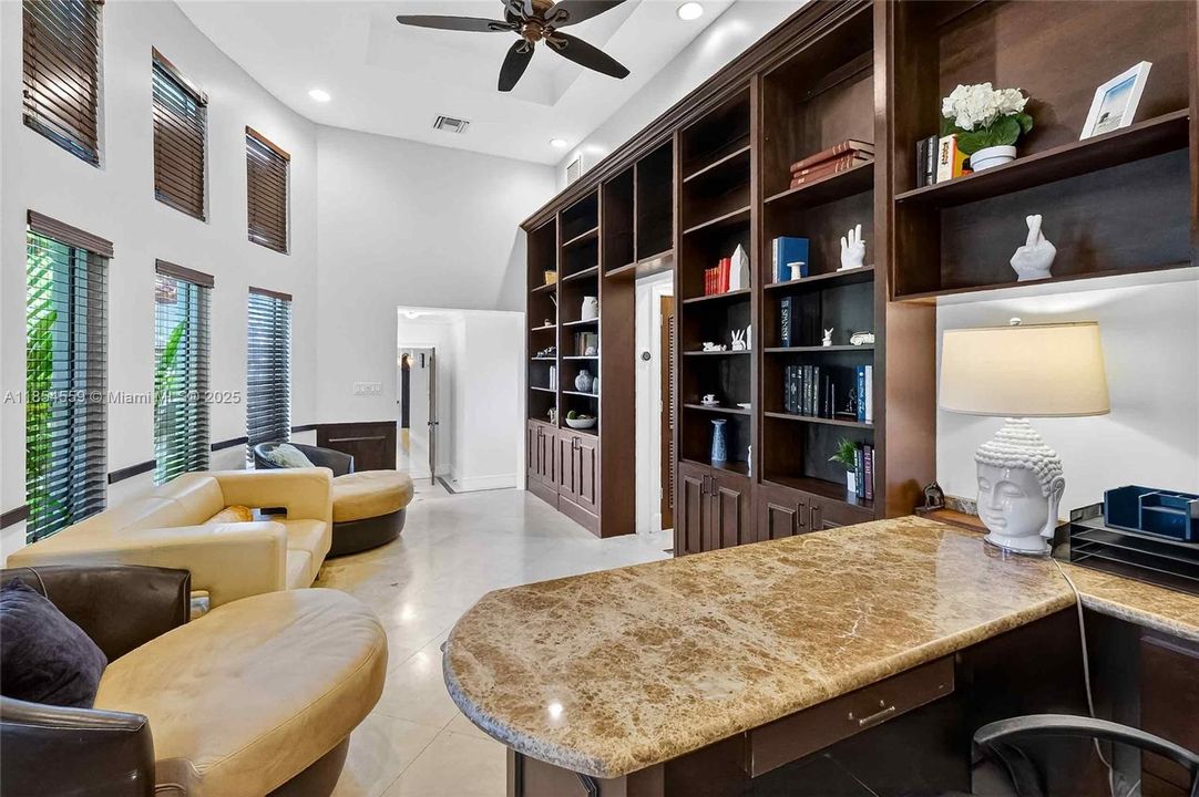 PRIVATE OFFICE IN PRIMARY BEDROOM