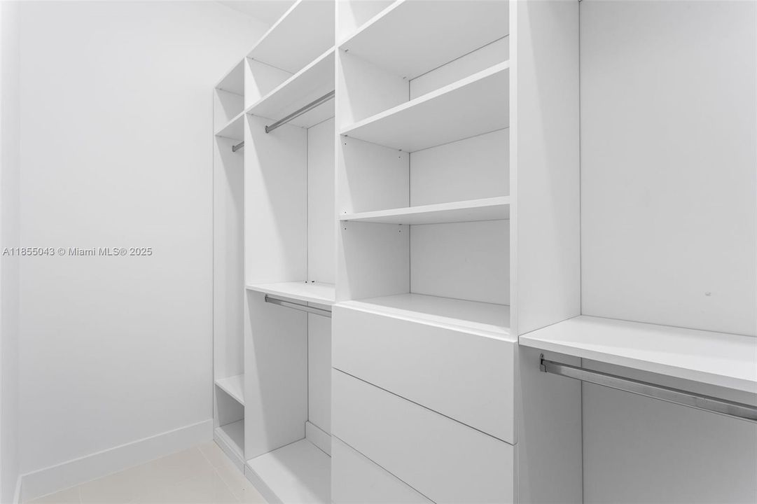 Custom Built His & Her Closet