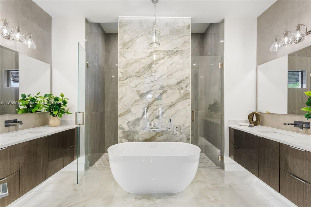 MASTER BATHROOM is a SANCTUARY OF RELAXATION