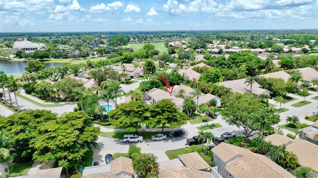 35- aerial front of house