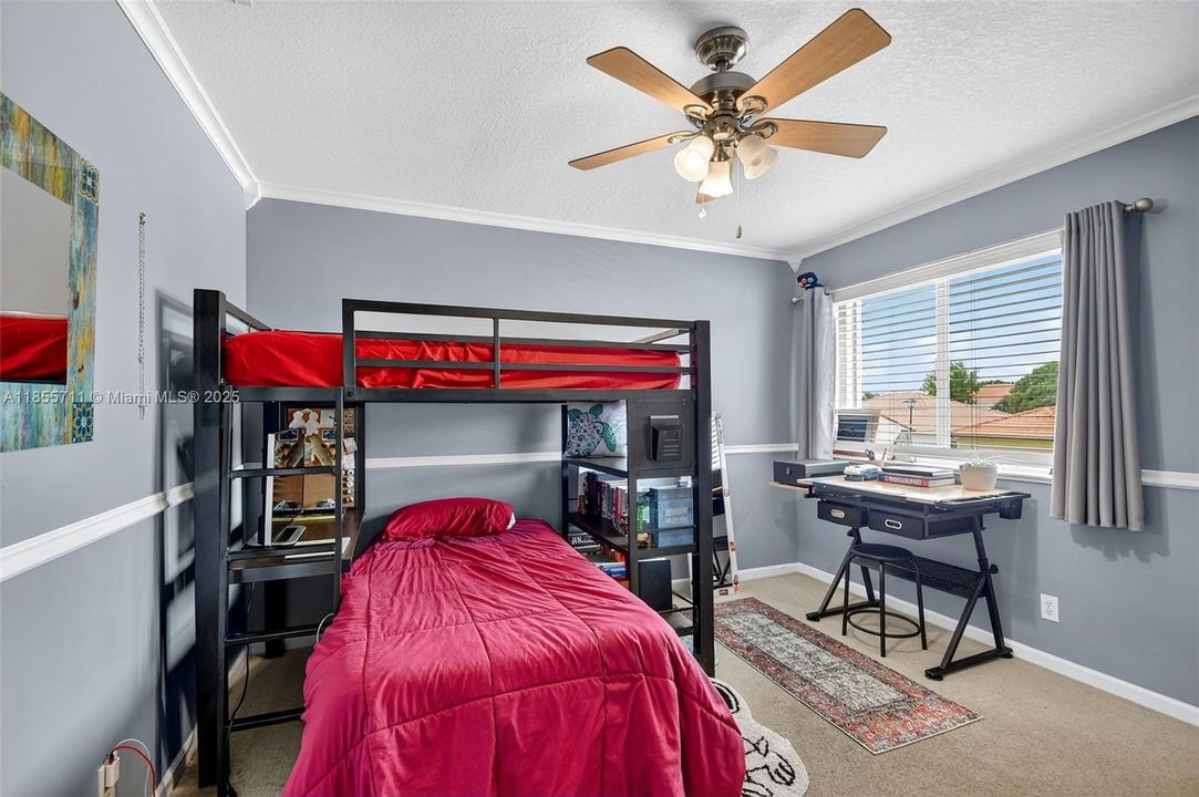 Bedroom 4 with walk in closet