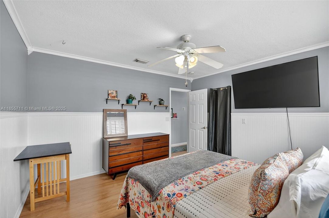 Bedroom 3 with walk in closet