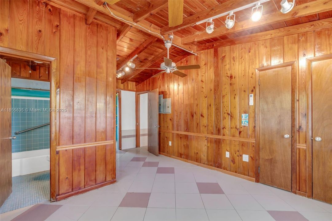 Walk-in closet area in primary