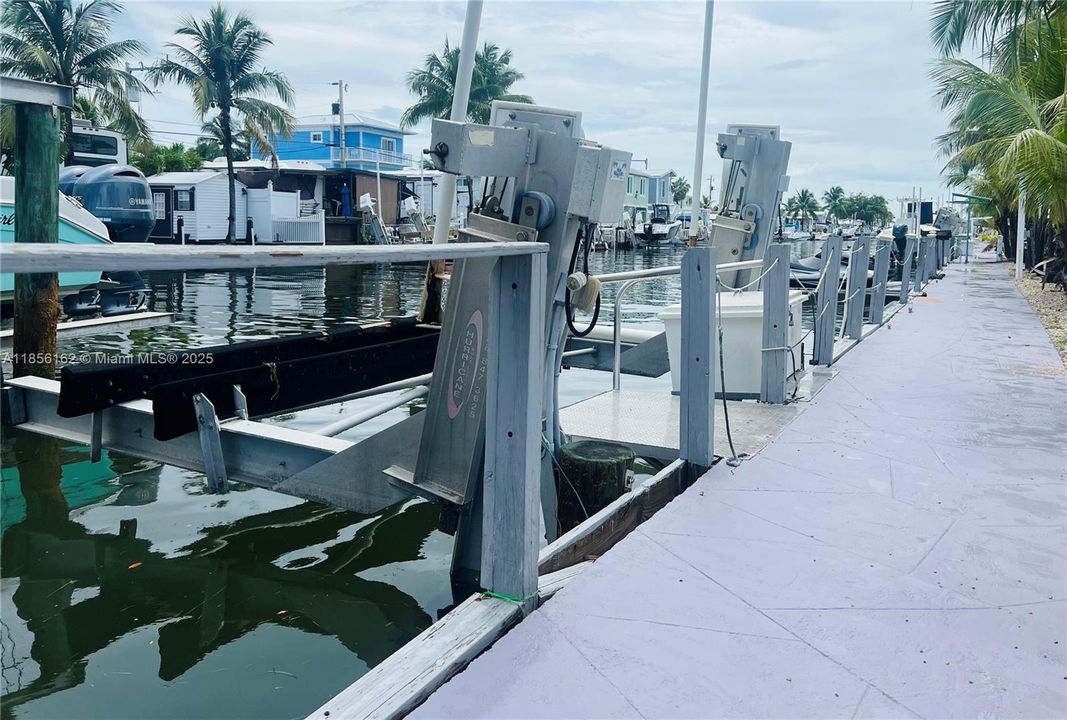 43’ Dock with 15,000 lb Boat Lift
