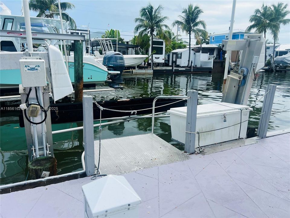 43’ Dock with 15,000 lb Boat Lift