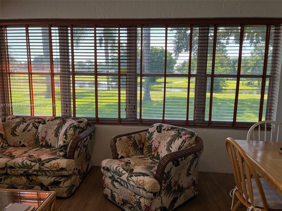 New blinds in Florida room