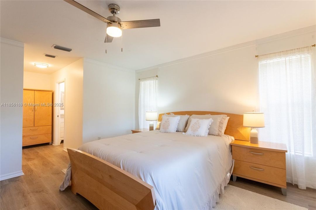 Spectacular master bedroom