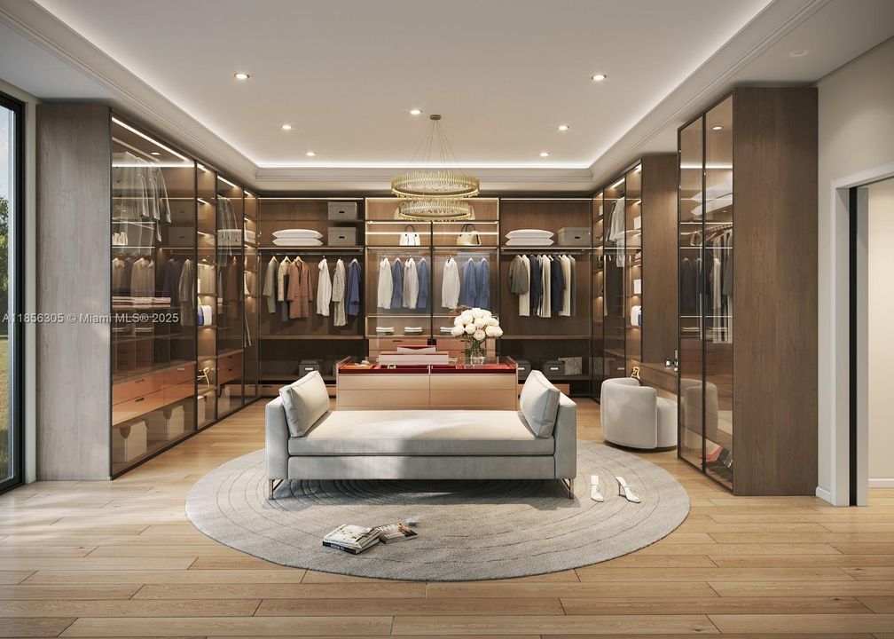 1,890 SF Primary Closet