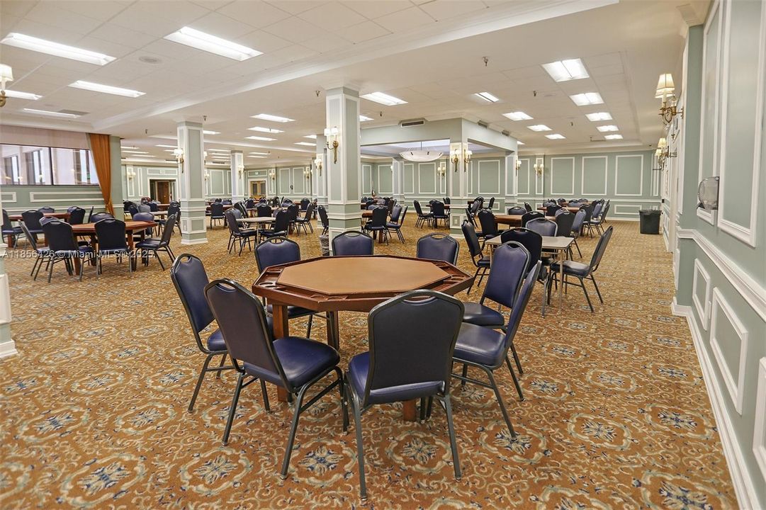 Several Card and Game Rooms in CLubhouse