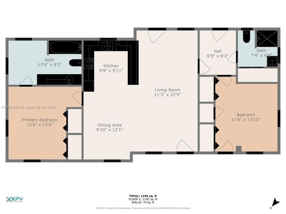 Недавно продано: $719,000 (2 спален, 2 ванн, 1224 Квадратных фут)