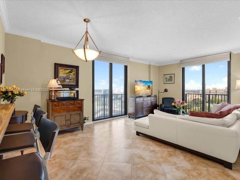 Living Space - by all means! Enjoy high ceilings, panorama windows and great views!651 Okeechobee Blvd., Unit #1002, West Palm Beach, FL.  City Place Tower Condominium. For Sale.