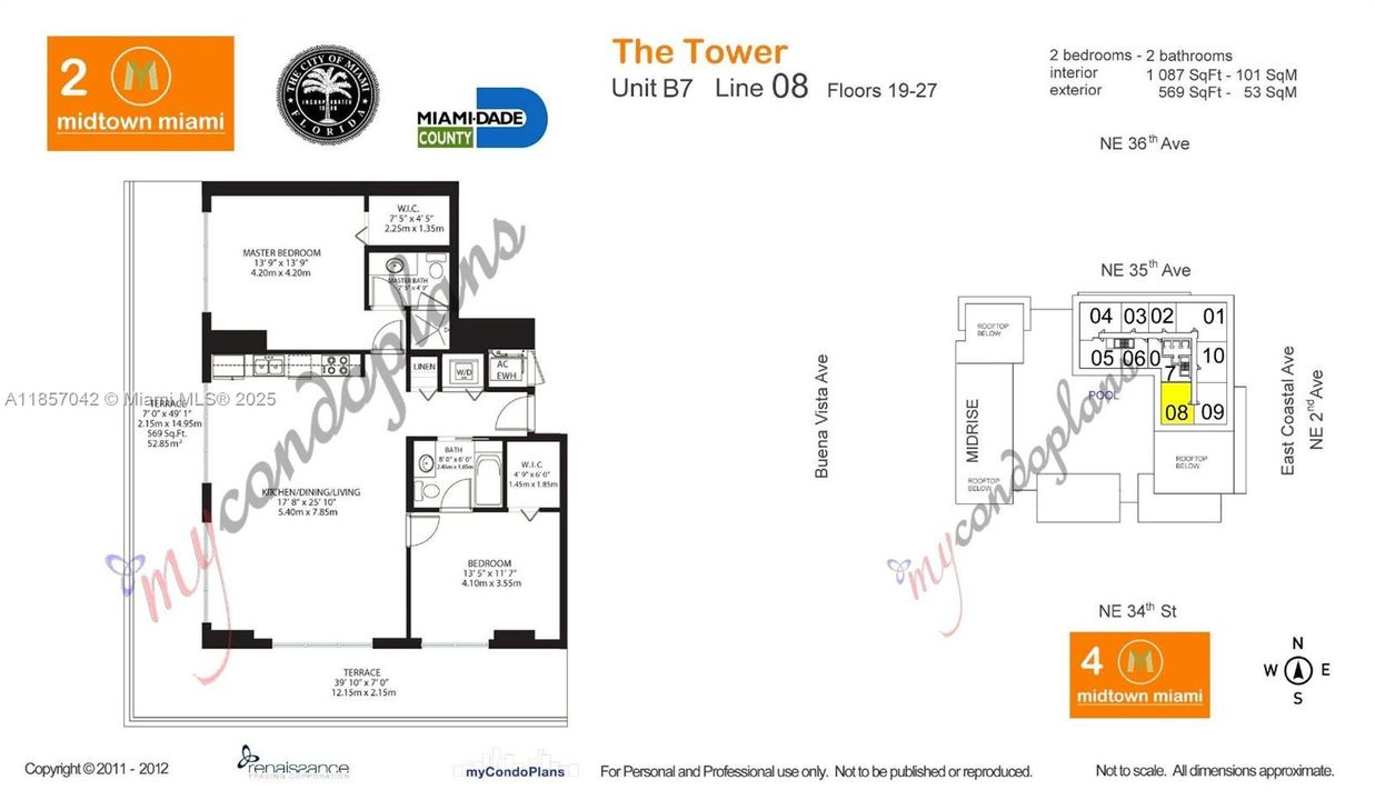 Recently Rented: $4,250 (2 beds, 2 baths, 1087 Square Feet)