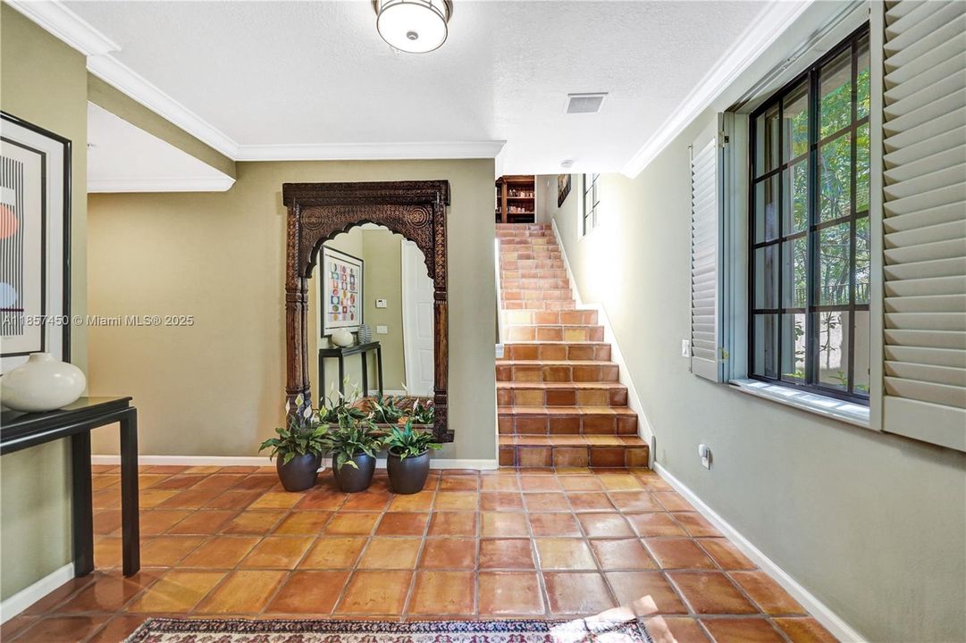 Foyer is on the 1st Floor with entrance to the garage