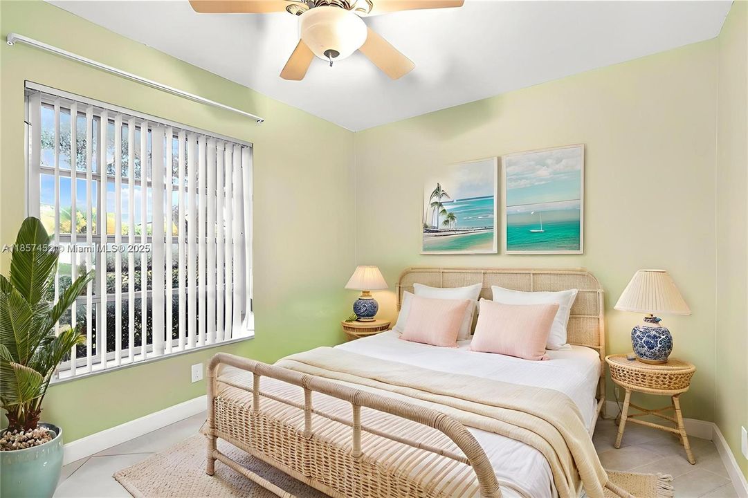 Virtually staged room.