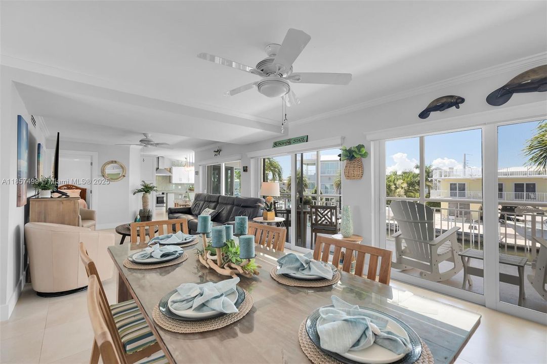 OPEN Dining/living area