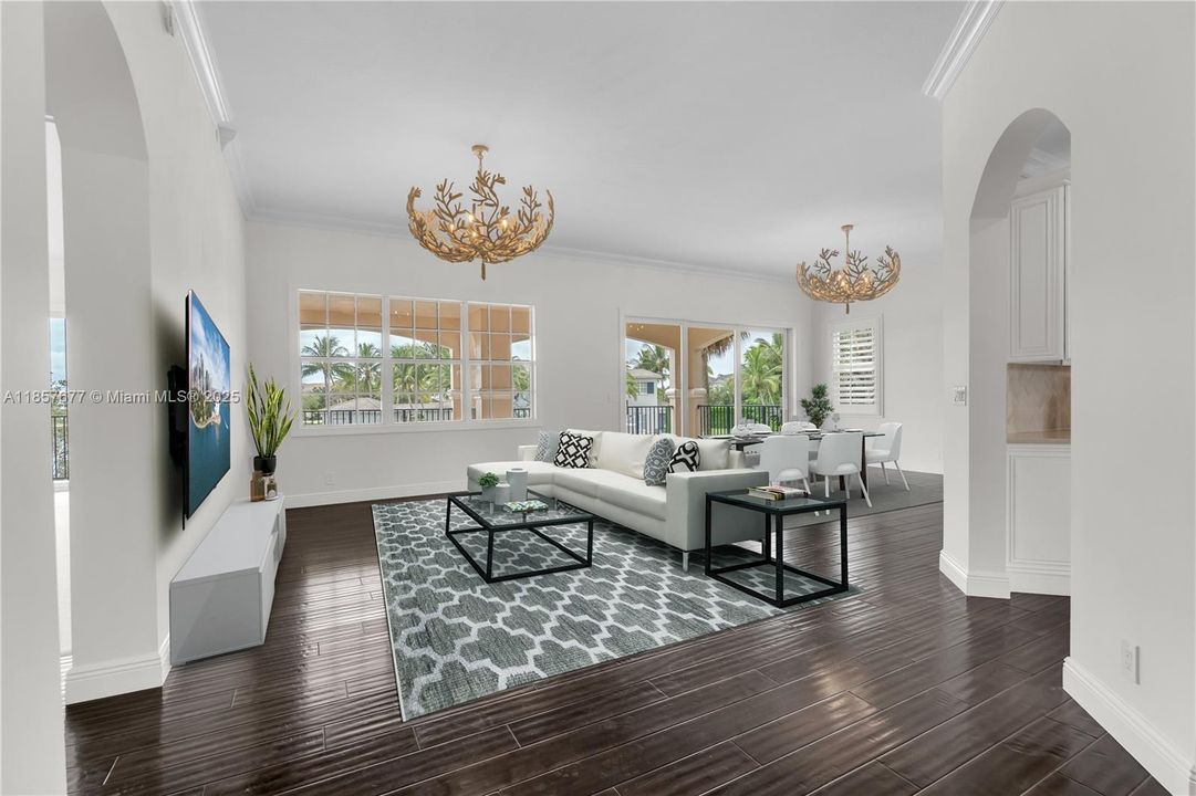 Virtually Staged Rendering