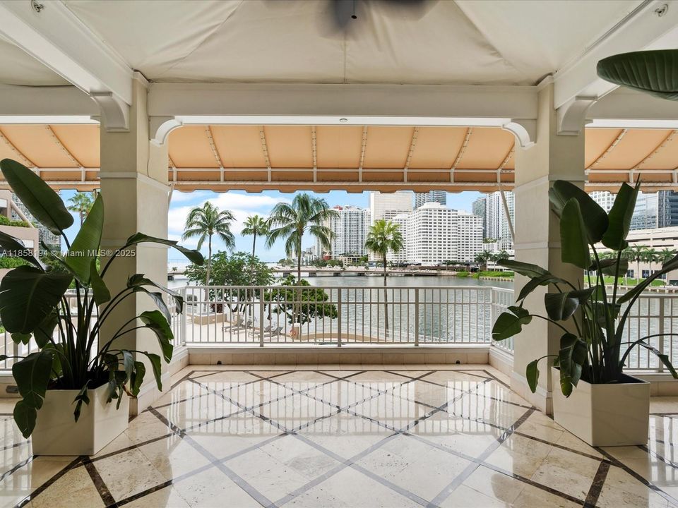 outside pool balcony