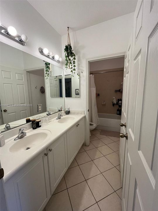 MASTER BATH, SHOWER AND TUBE