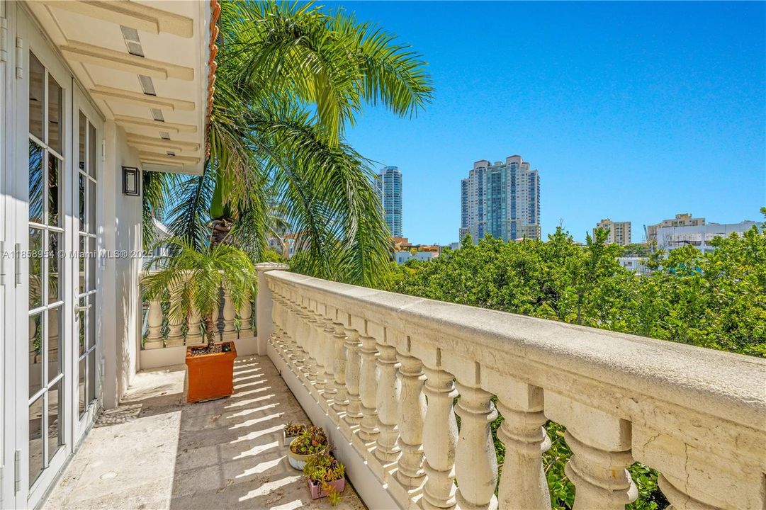 Living room balcony