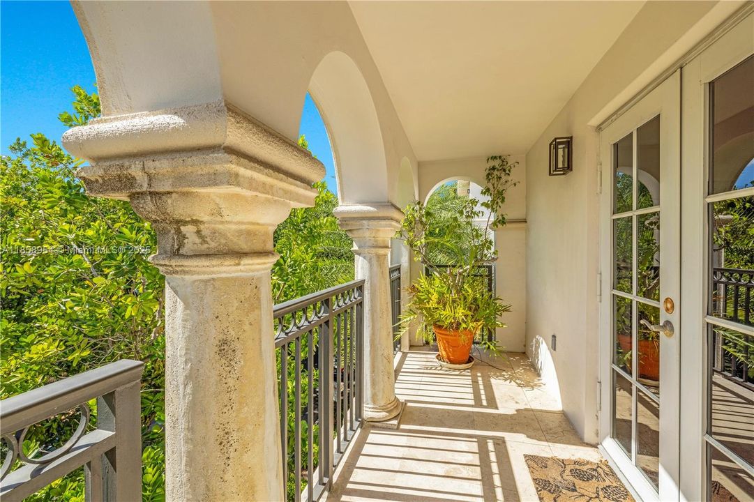 Primary bedroom balcony