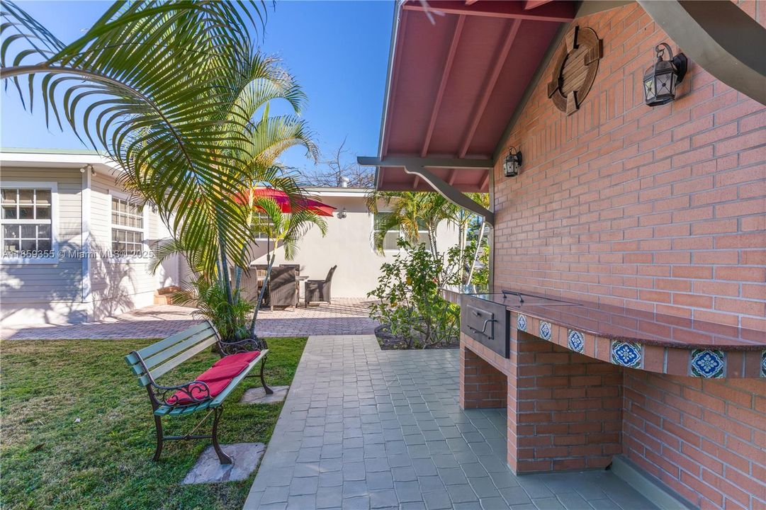 OUTDOOR KITCHEN, SHED, STORAGE