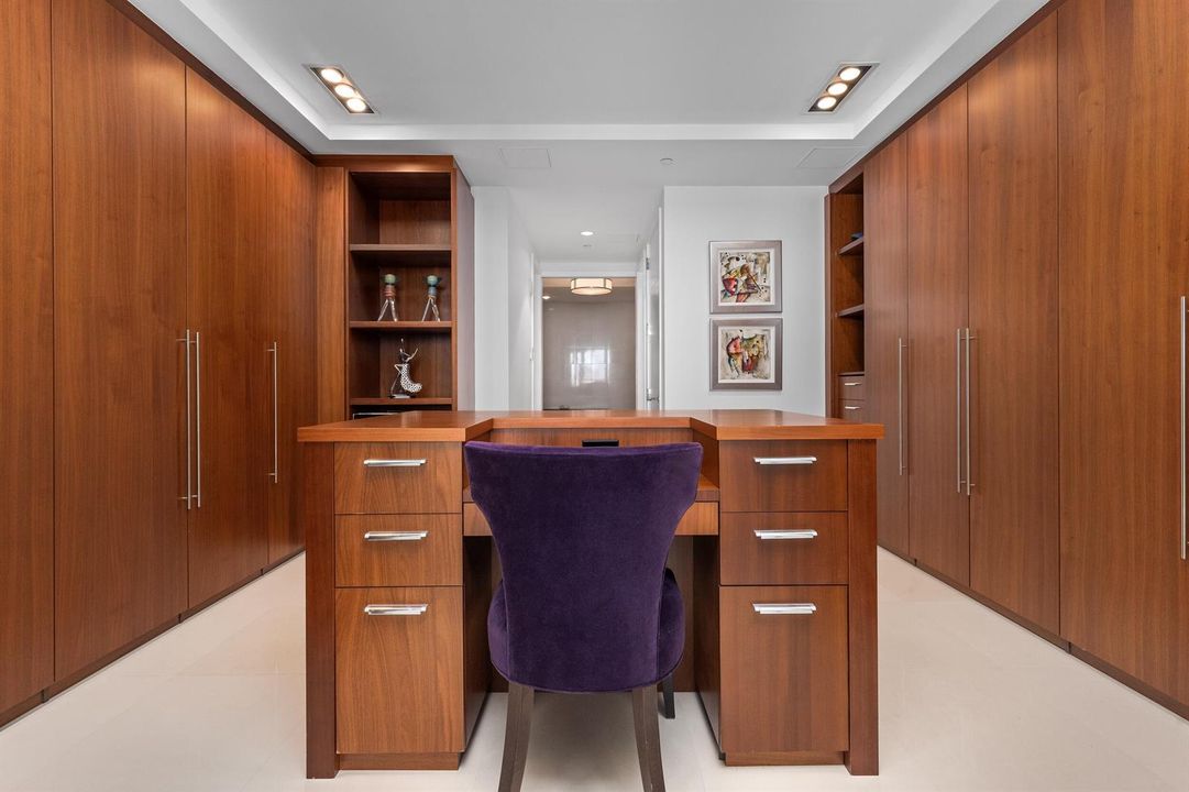 Primary closet
