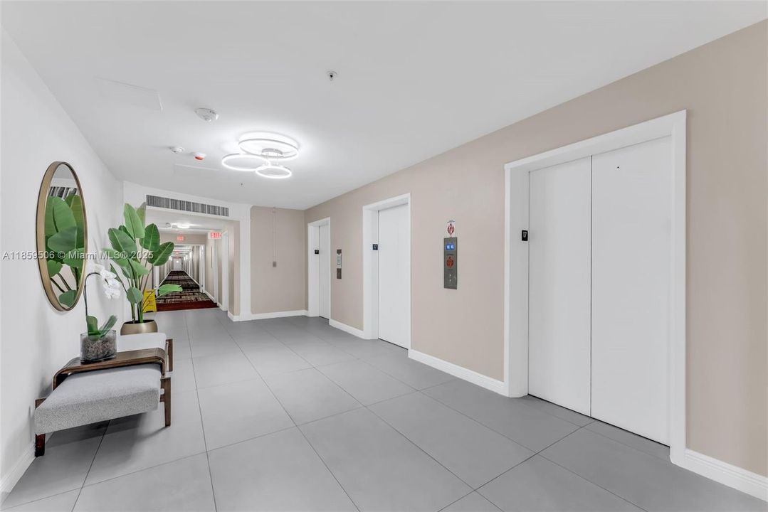Elevator Lobby Area to Unit