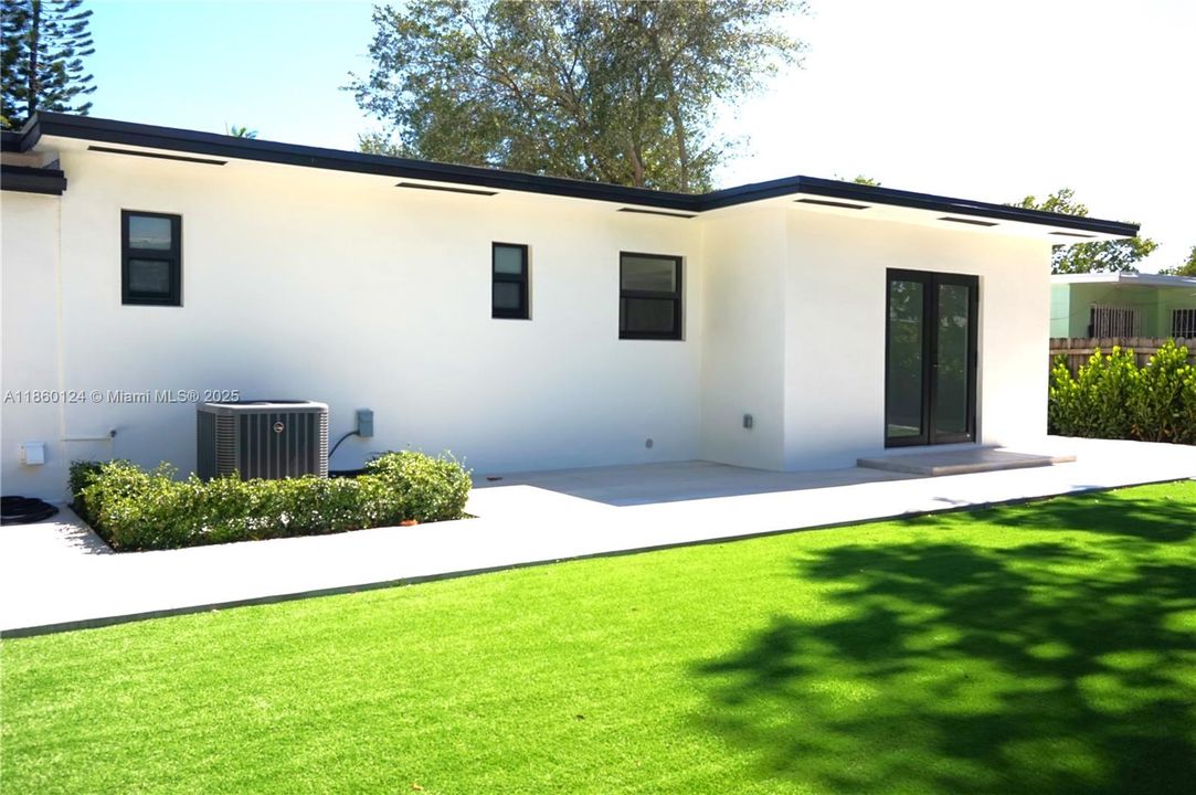 View from storage/activity room