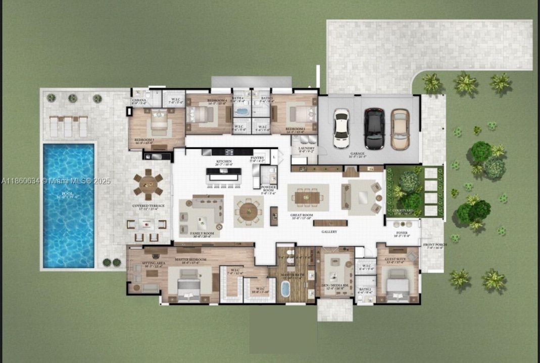 Недавно арендовано: $20,000 (5 спален, 5 ванн, 4843 Квадратных фут)