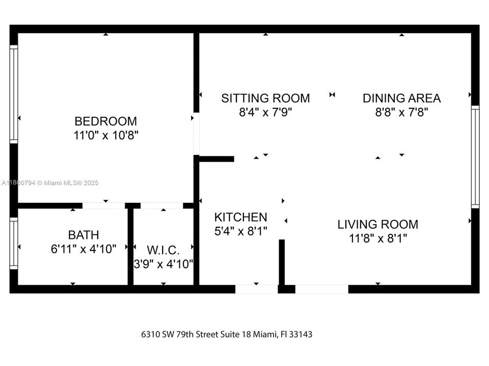 For Sale: $275,000 (1 beds, 1 baths, 510 Square Feet)