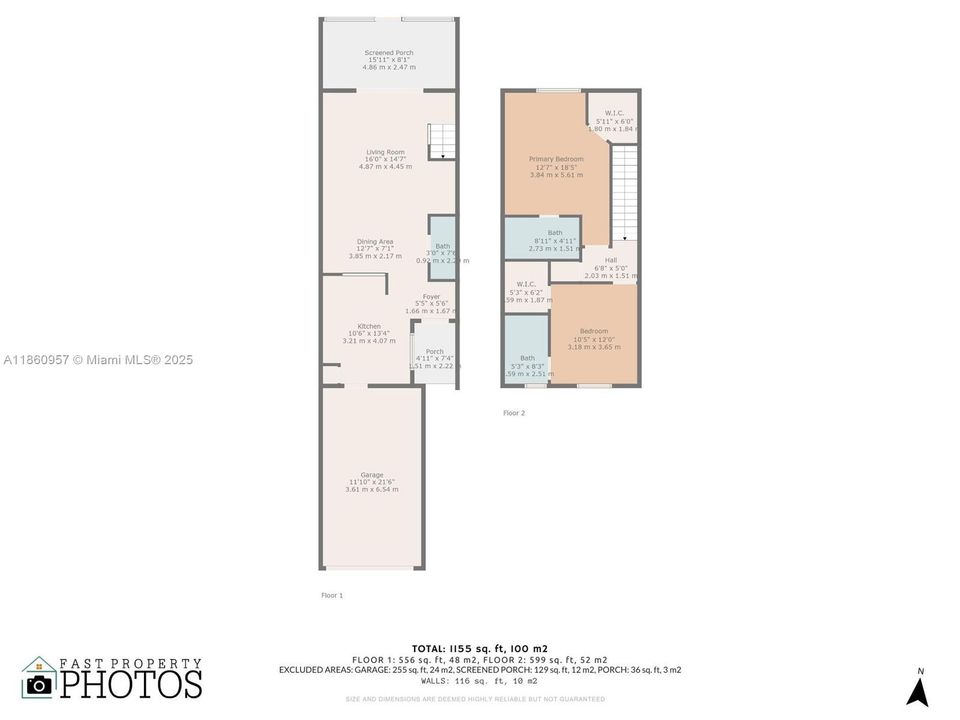 Activo con contrato: $459,900 (2 camas, 2 baños, 1155 Pies cuadrados)
