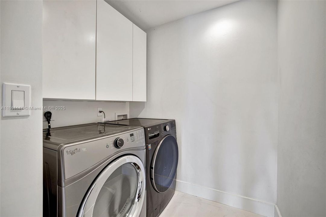 Dedicated laundry room