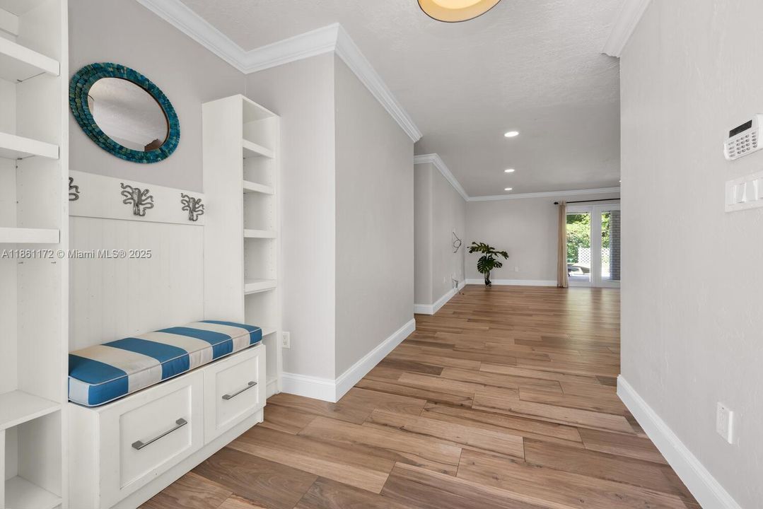 Front entry area & hallway