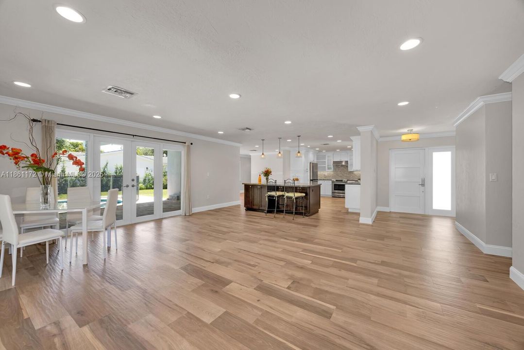 Living room filled with light