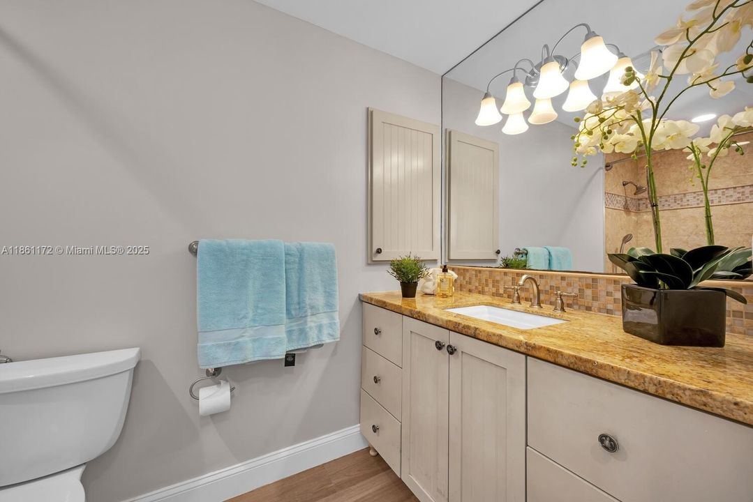 Largest (secondary) Bathroom ... with Tub.