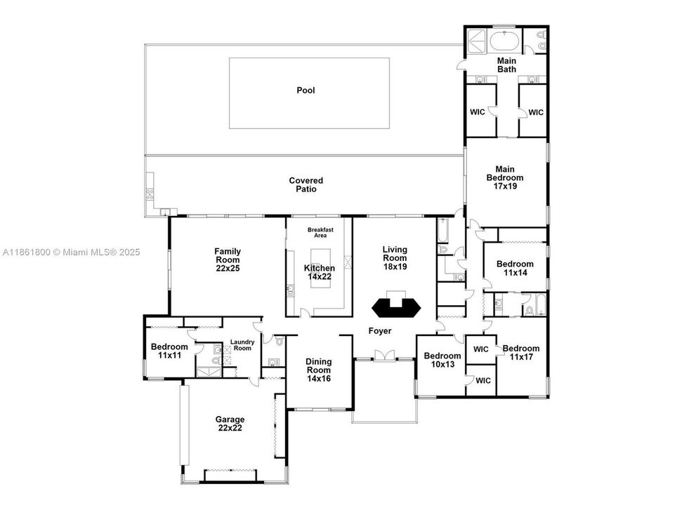 В аренду: $25,000 (5 спален, 4 ванн, 5128 Квадратных фут)