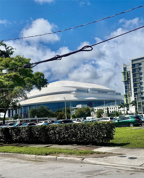 Marlins Stadium View from Property