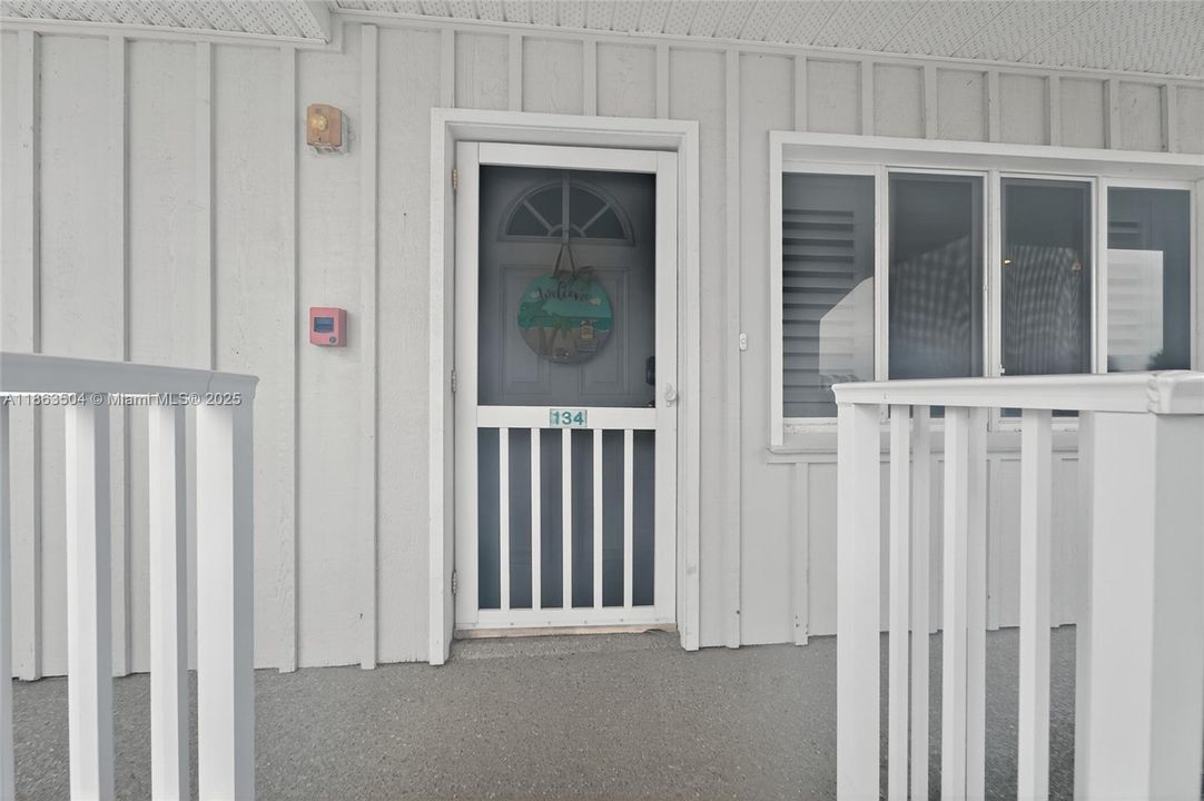 134 - Outside Entrance Doorway