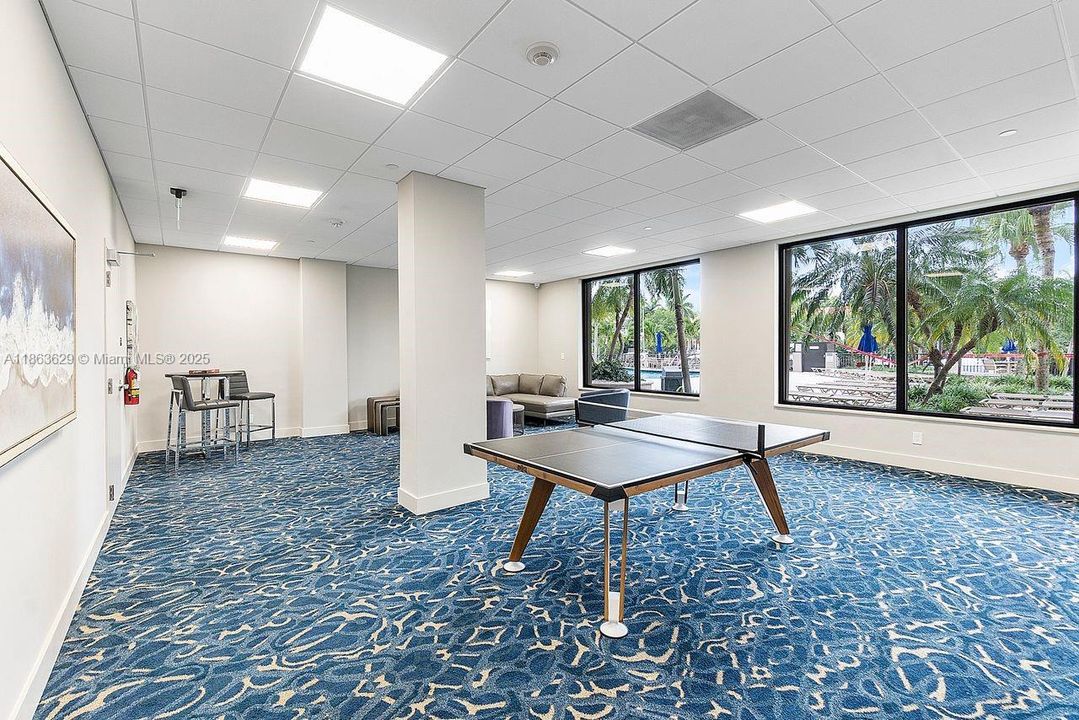Game Room with TVoff Pool