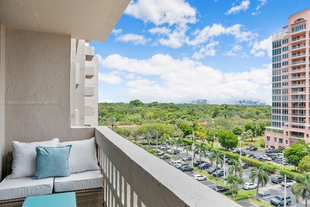 View North from the terrace