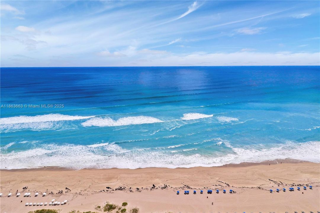 Ocean view from balcony