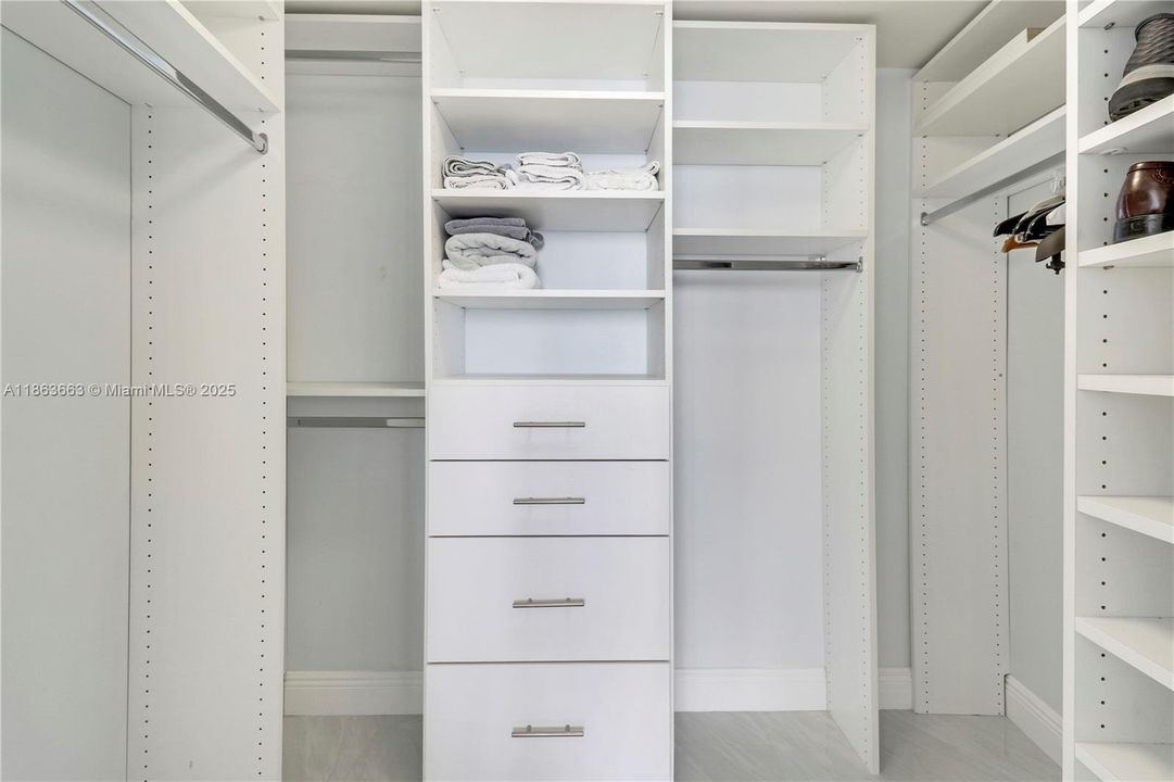 Primary Walk-In Closet