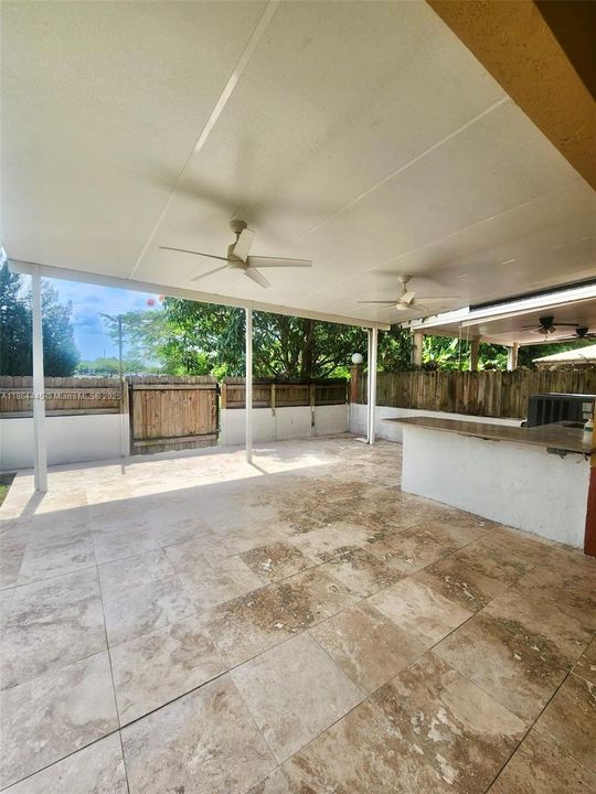 Backyard with Wet Bar