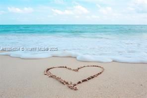 Heart on the beach