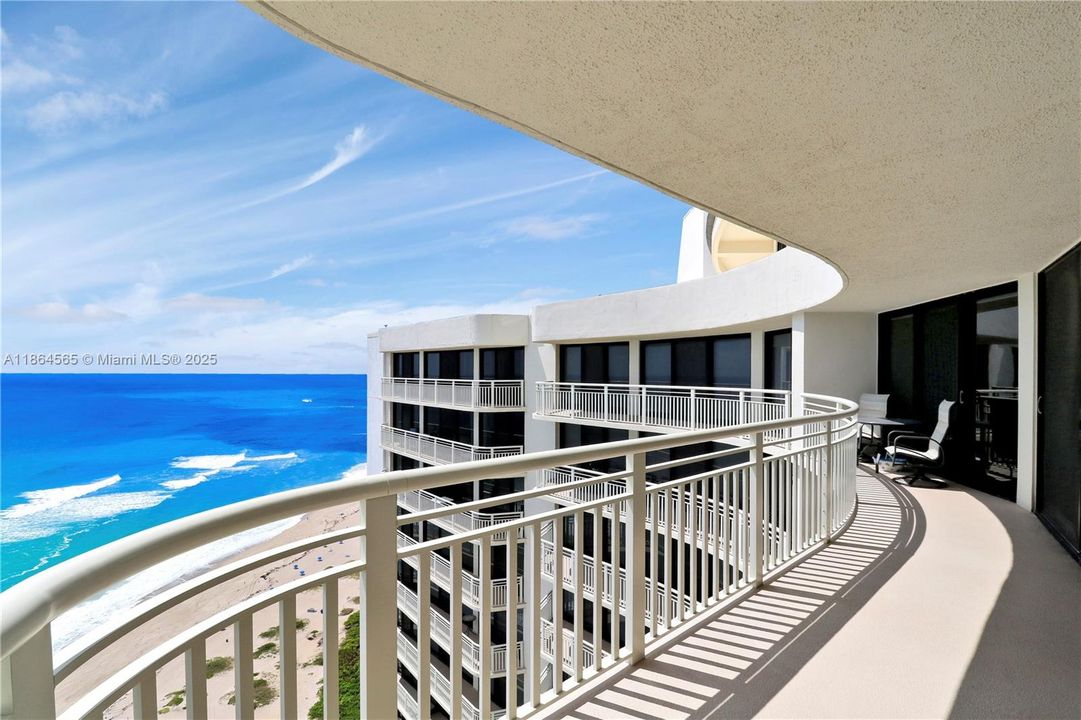View from balcony