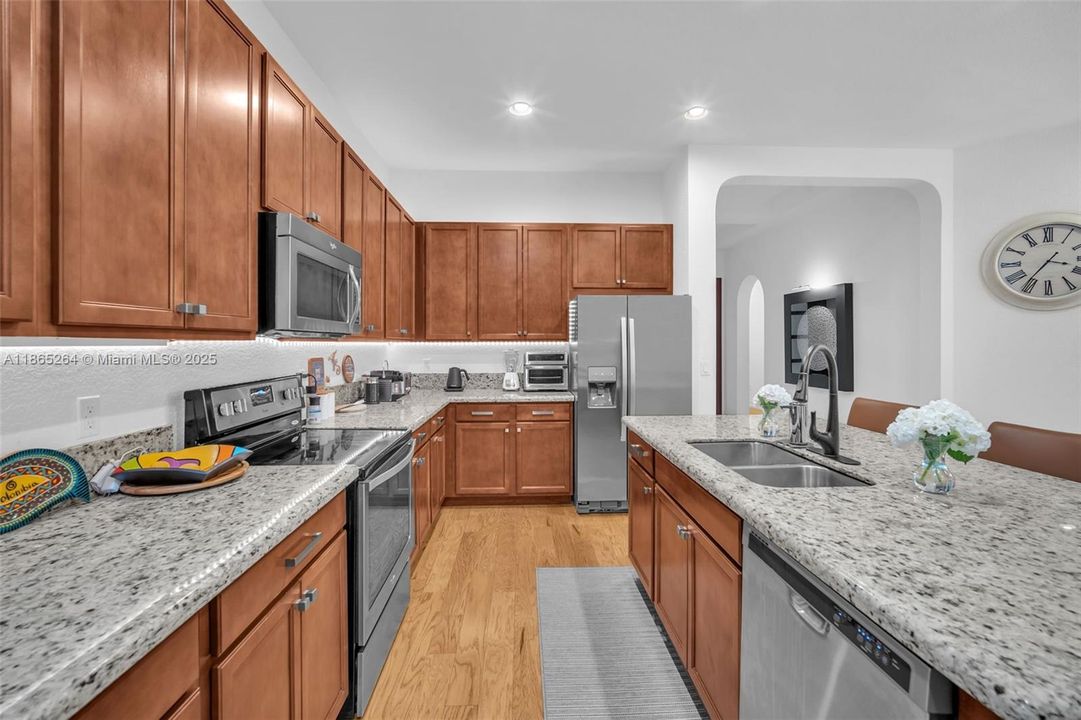 Kitchen with Granite Counters