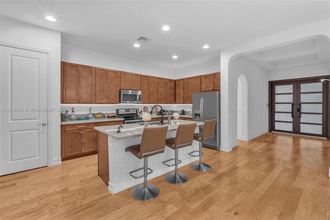 Wide View of Kitchen and Pantry