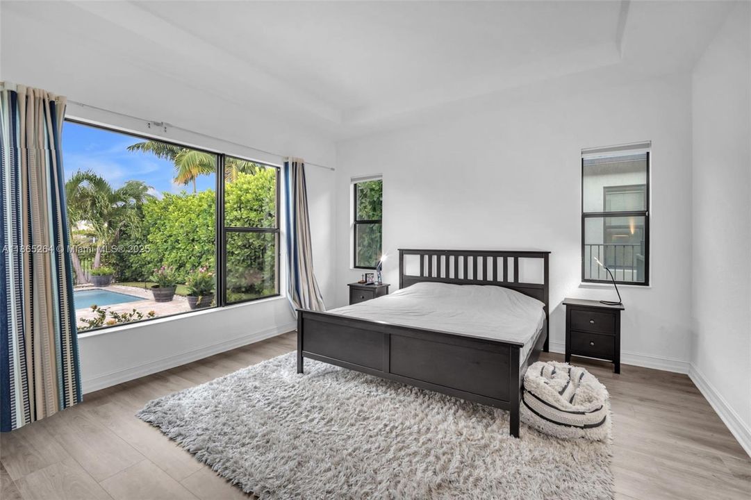 master Bedroom with Pool View