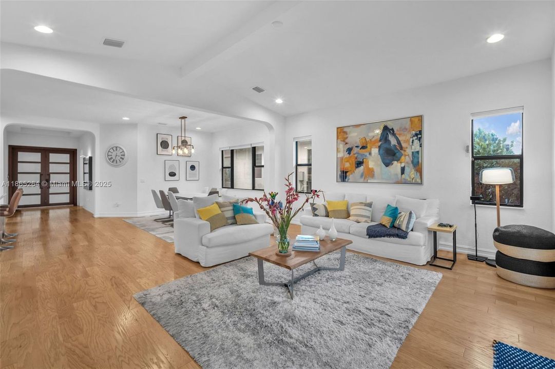 Living Area and Entrance View