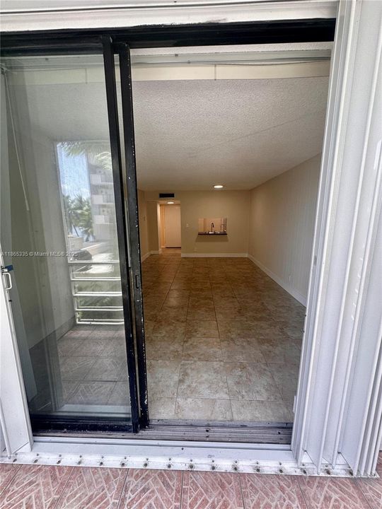 View from the balcony